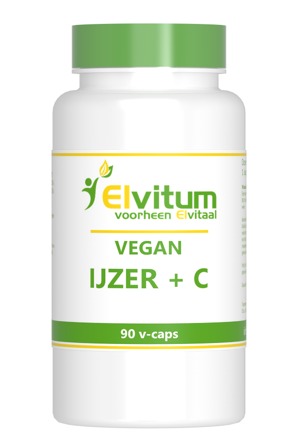 Elvitum Vegan IJzer + C Capsules