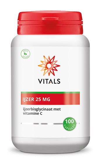 Vitals IJzer 25mg Capsules