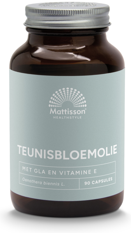 Mattisson Teunisbloemolie met vitamine e 1000 mg 90 Capsules