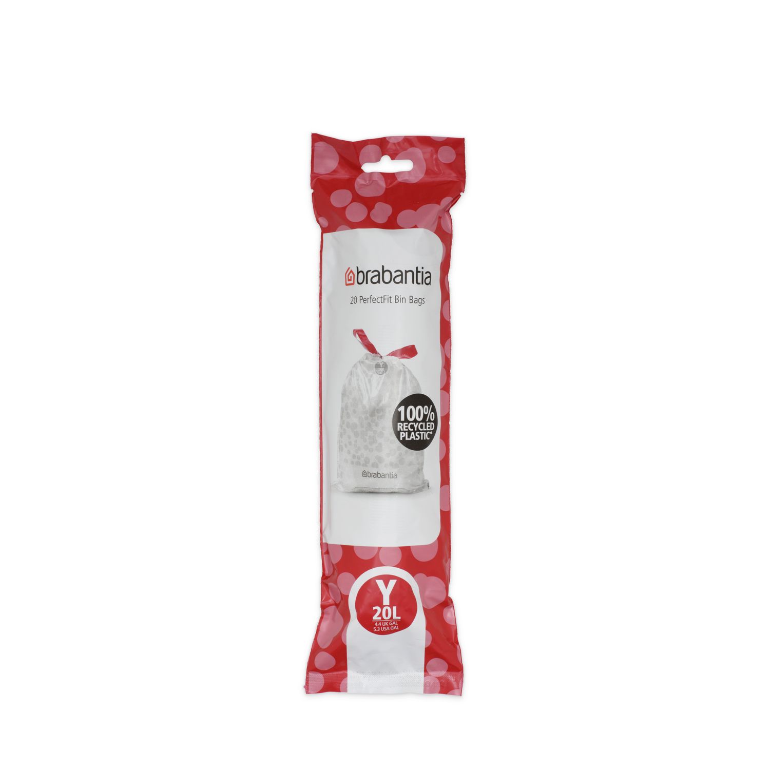 Brabantia Afvalzak Perfectfit Y Wit 20l 20 Stuks