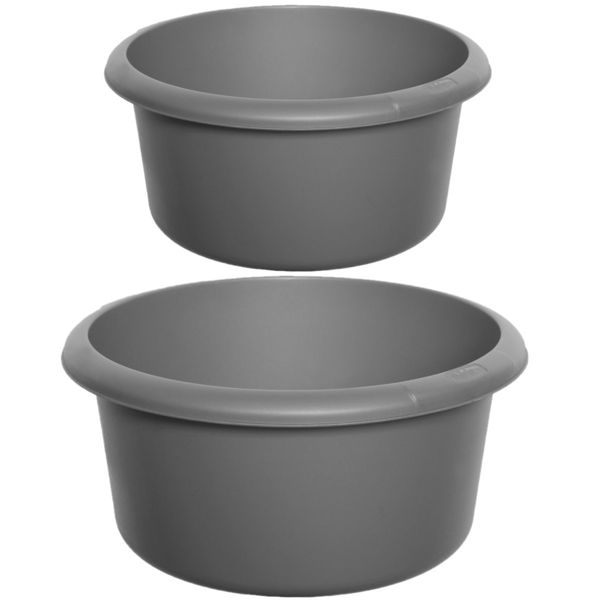 Whitefurze Afwasteil/afwasbak - 7 en 9 liter - grijs - 32 x 28 cm - x 32 cm -
