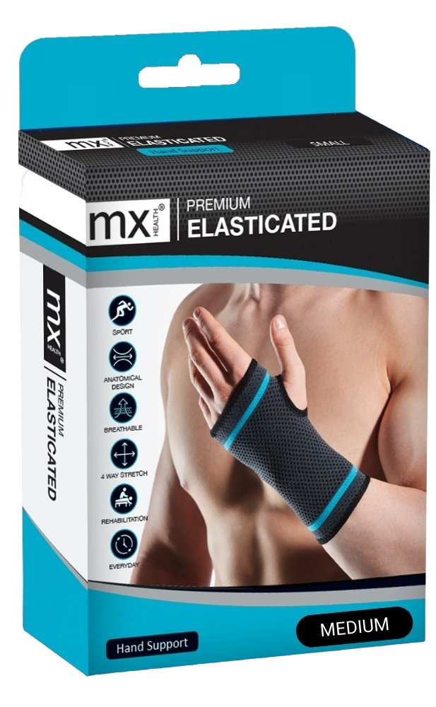 MX Health Premium Elasticated Hand Support M
