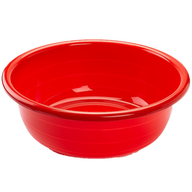 PlasticForte Teiltje - 30 liter - rond - rood - afwasbak - 57 x 19 cm -