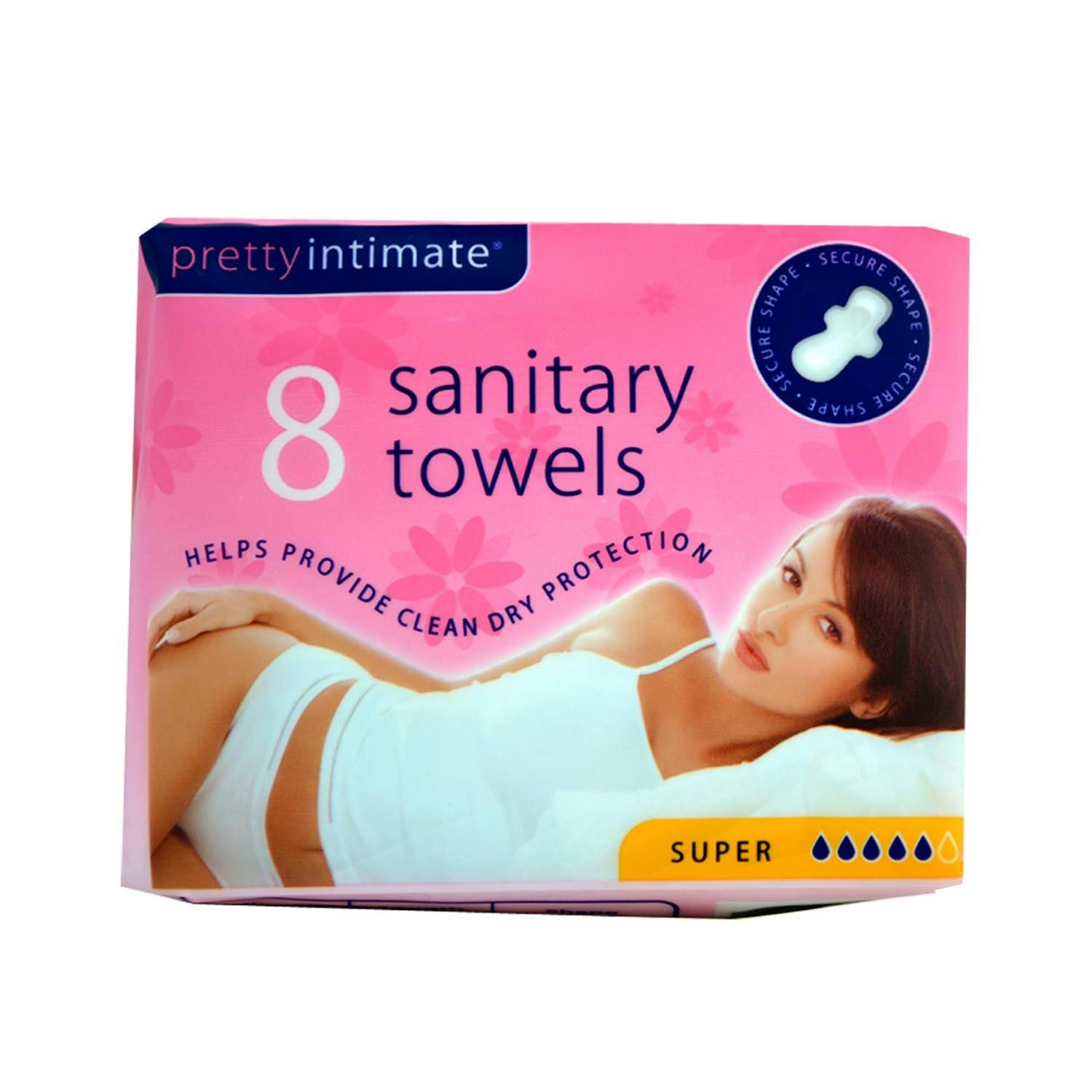 Pretty Intieme Sanitaire Handdoeken Super 8 st