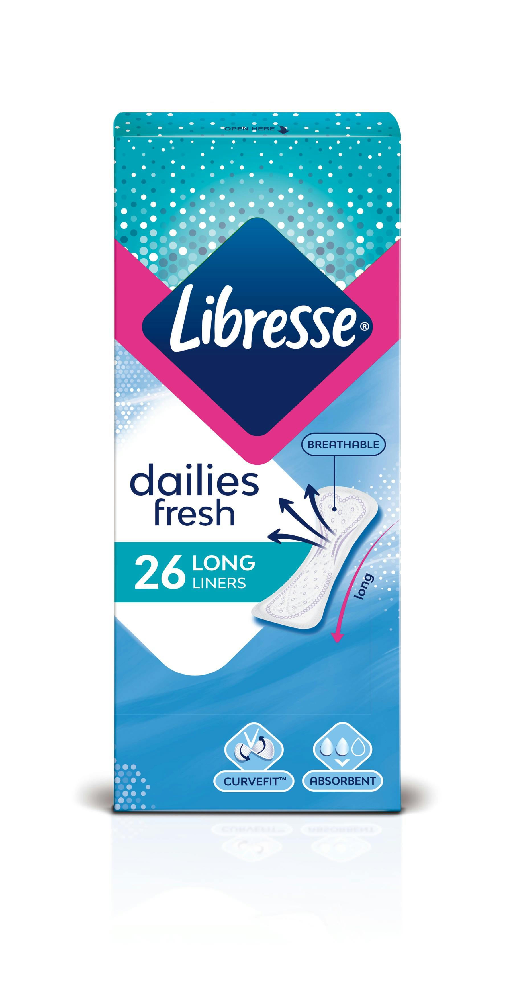 Libresse Dailies Vers Lang 26 st