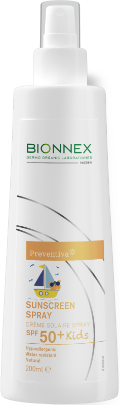 Bionnex Preventiva sunscreen spray spf50+ kids 150ml