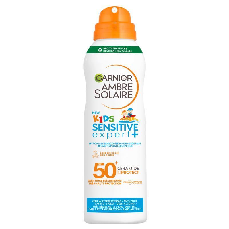 Ambre Solaire Kids sensitive expert+ hypoallergene zonbeschermende mist spf50+ 200 ML
