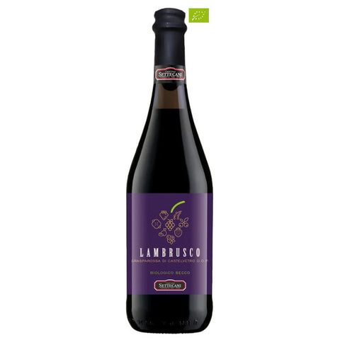 Cantine Settecani Lambrusco Grasparossa di Castelvetro Secco - 75 CL - 10,5% Vol.