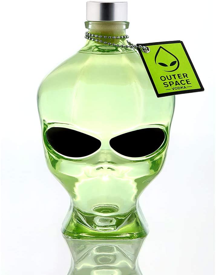 Outer Space Vodka Outerspace Alien Head Vodka