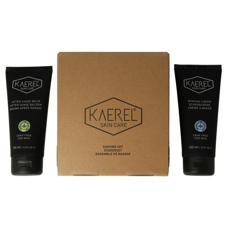 Kaerel Skin care shavingset scheercrème & aftershave 1 Set