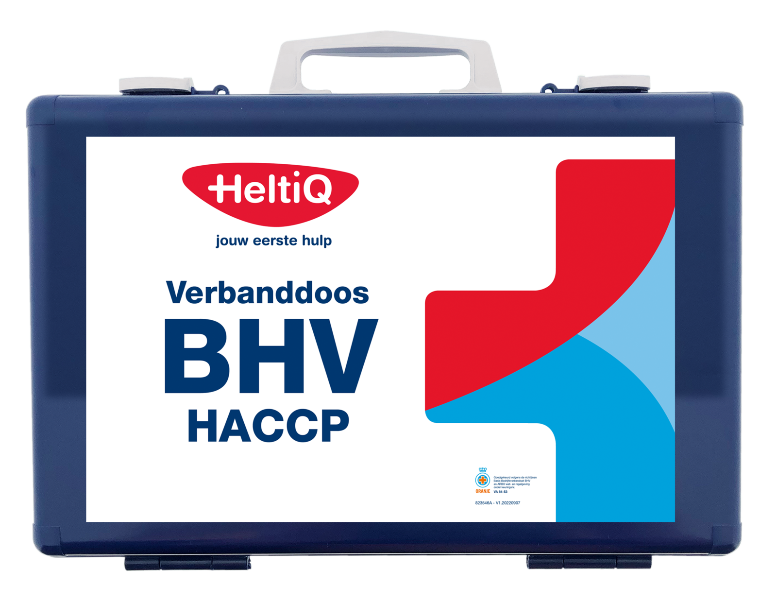 HeltiQ Verbanddoos Modulair BHV HACCP Blauw
