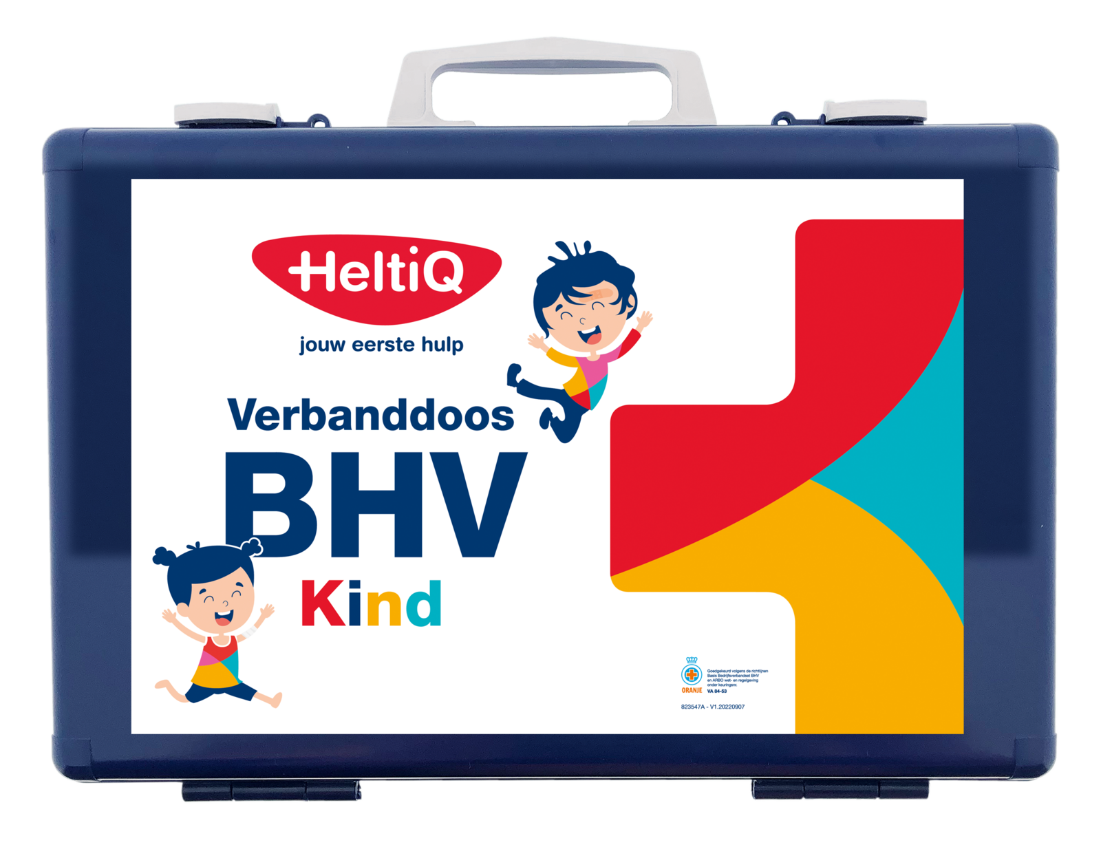 HeltiQ Verbanddoos Modulair BHV Kind - Blauw