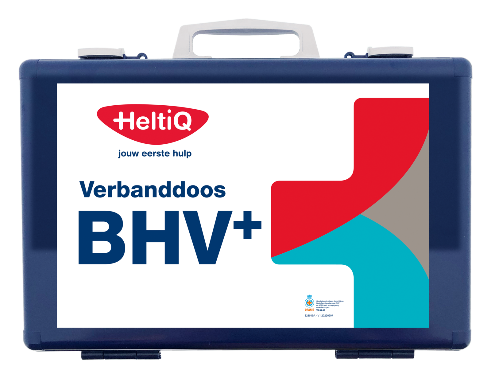 HeltiQ Verbanddoos Modulair BHV Plus - Blauw