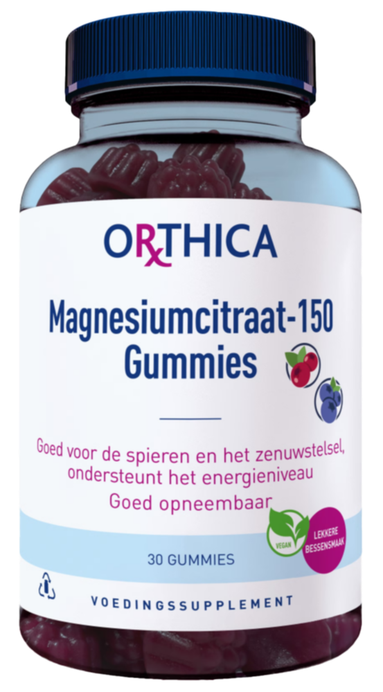 Orthica Magnesiumcitraat 150 Gummies