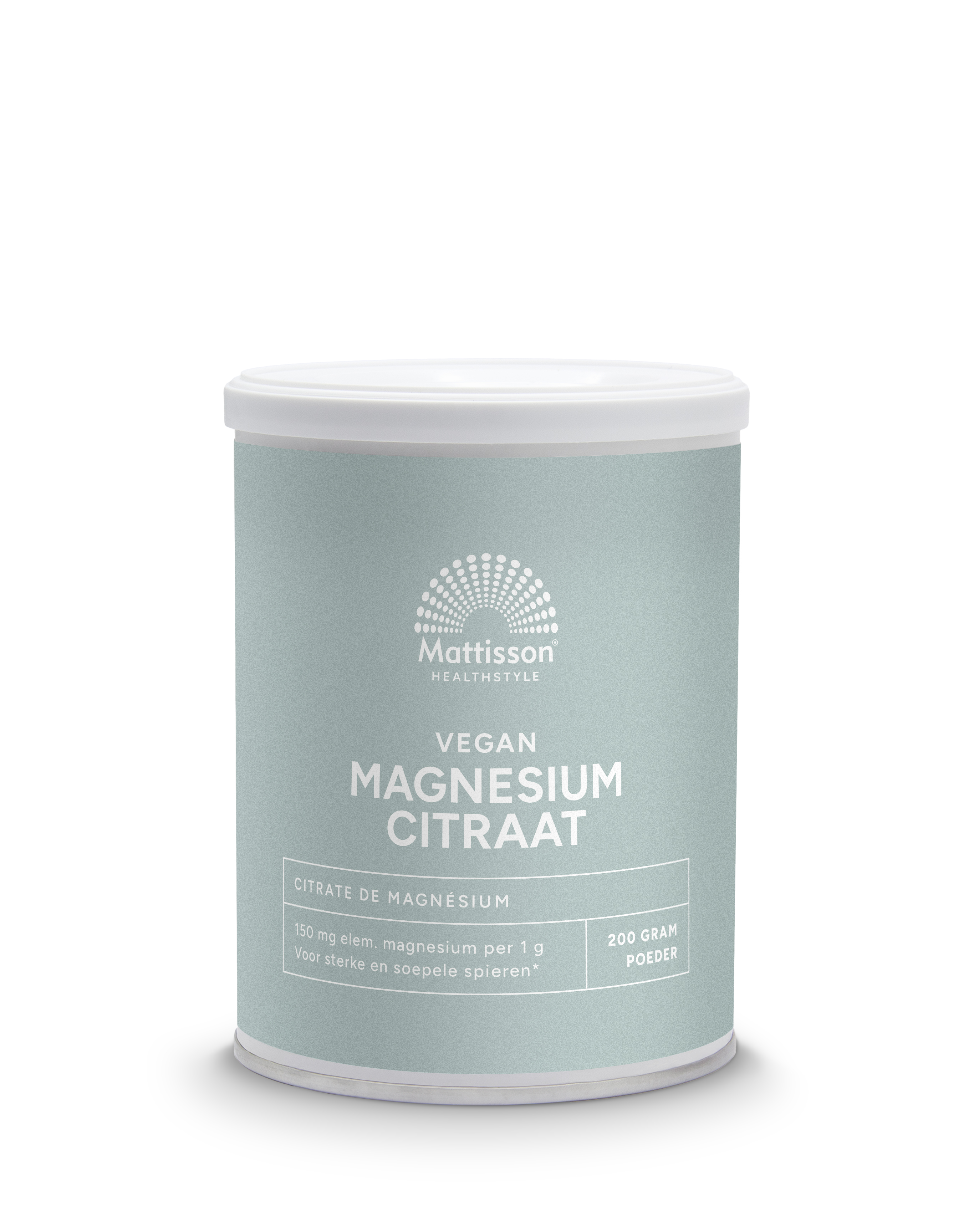 Mattisson HealthStyle Magnesium Citraat Poeder 200gr