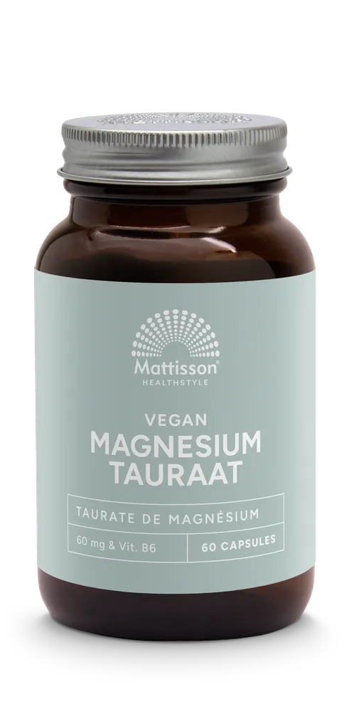 Mattisson HealthStyle Vegan Magnesium Tauraat Capsules