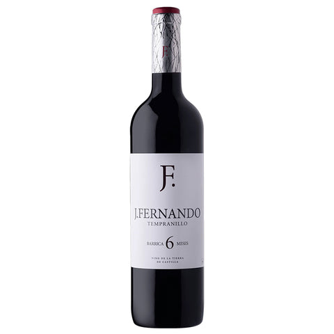 Bodegas J. Fernando  Tempranillo Barrica 6 meses 2023 - 75CL - 13,5% Vol.