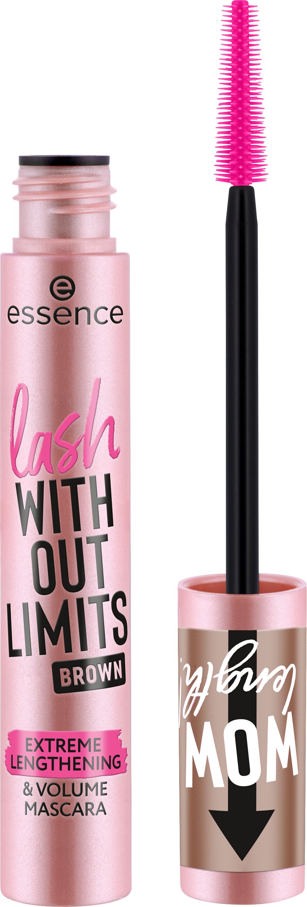 Essence Lash Without Limits Brown Extreme Lengthening & Volume Mascara 02 13 ml