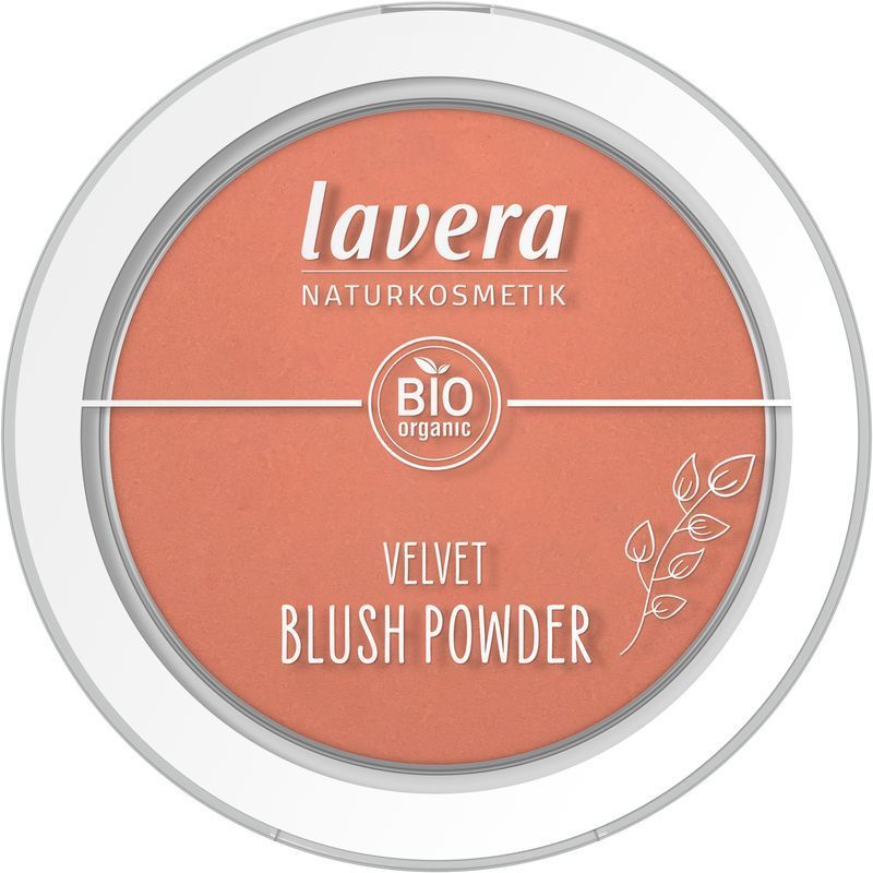 Lavera Velvet blush powder rosy peach 01 5 Gram