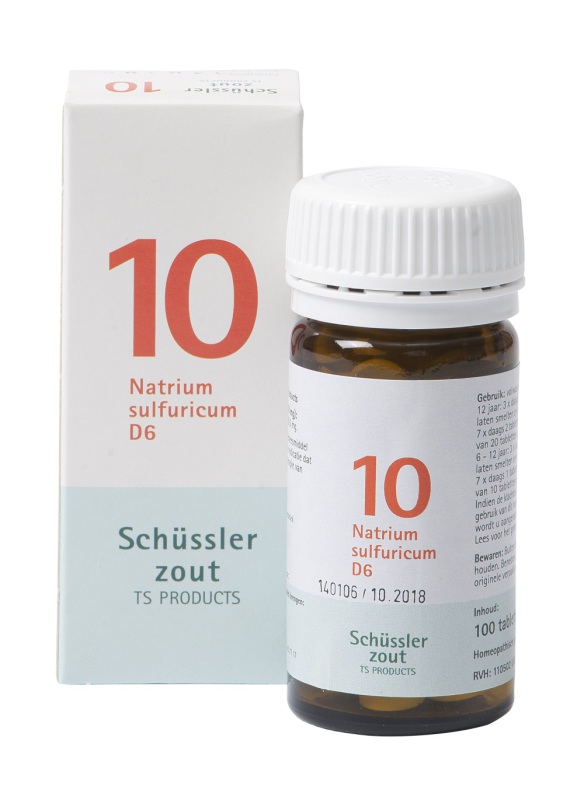 Pfluger Schussler celzout 10 natrium sulfuricum d6 100tab
