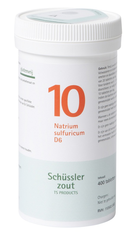 Pfluger Schussler celzout 10 natrium sulfuricum d6 400 tabletten