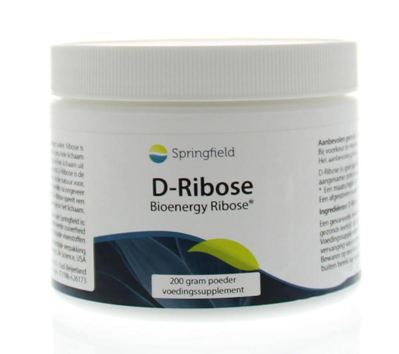 Springfield D-ribose bioenergy poeder 200g