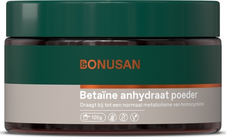 Bonusan Betaïne anhydraat poeder 125 Gram