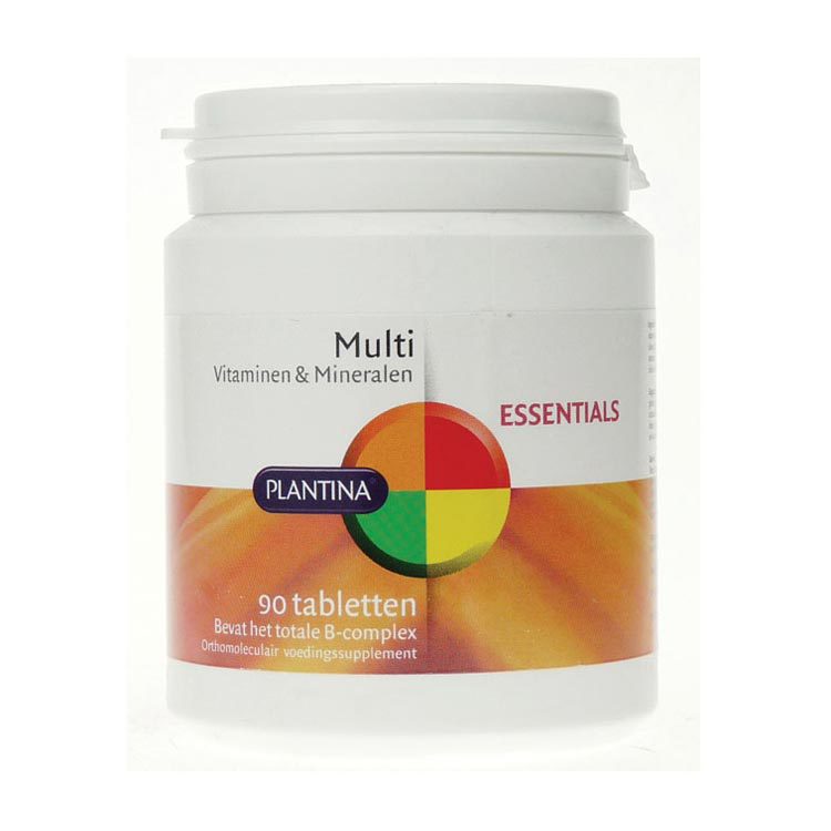 Plantina Essentials multi vitaminen & mineralen 90 tabletten