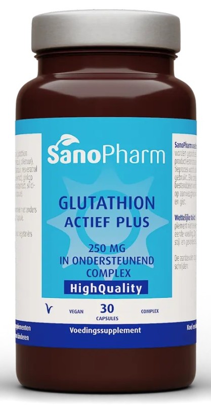 Sanopharm Glutathion actief plus 30 Vegan Capsules