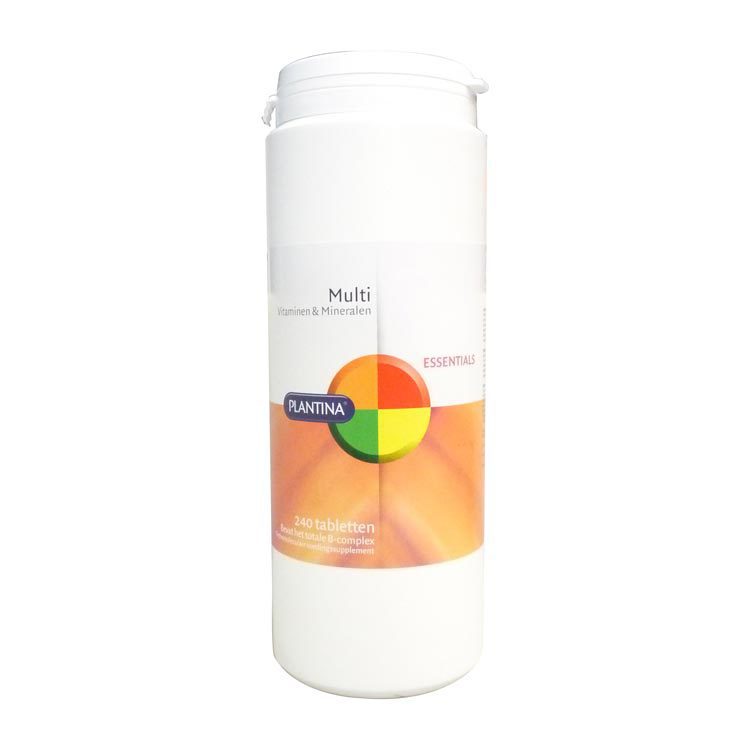 Plantina Essentials multi vitaminen & mineralen 240 tabletten
