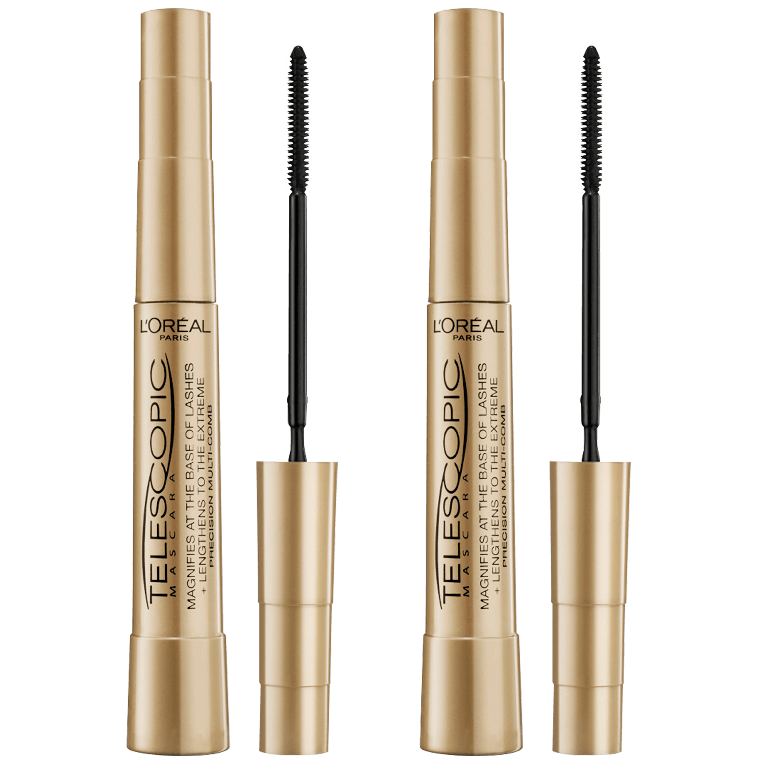 L'Oréal Paris Duo Telescopic Mascara Black 2 x 8 ml