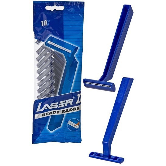 Laser 2 scheermesje wegwerp actie 10 stuks