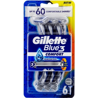 Gillette Wegwerpmesjes blue3 6 Stuks
