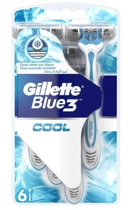 Gillette Blue 3 cool wegwerpmesjes 6 Stuks