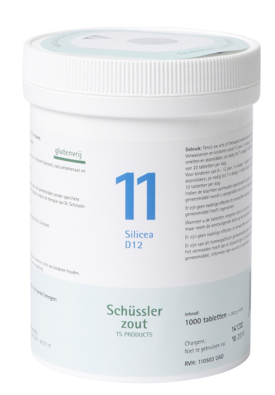 Pfluger Schussler celzout 11 silicea d12 1000t