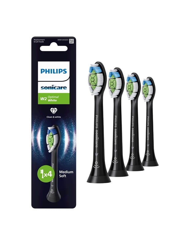 Philips Sonicare Opzetborstels W2 Optimal White voor wittere tanden, voor elk sonicare handstuk