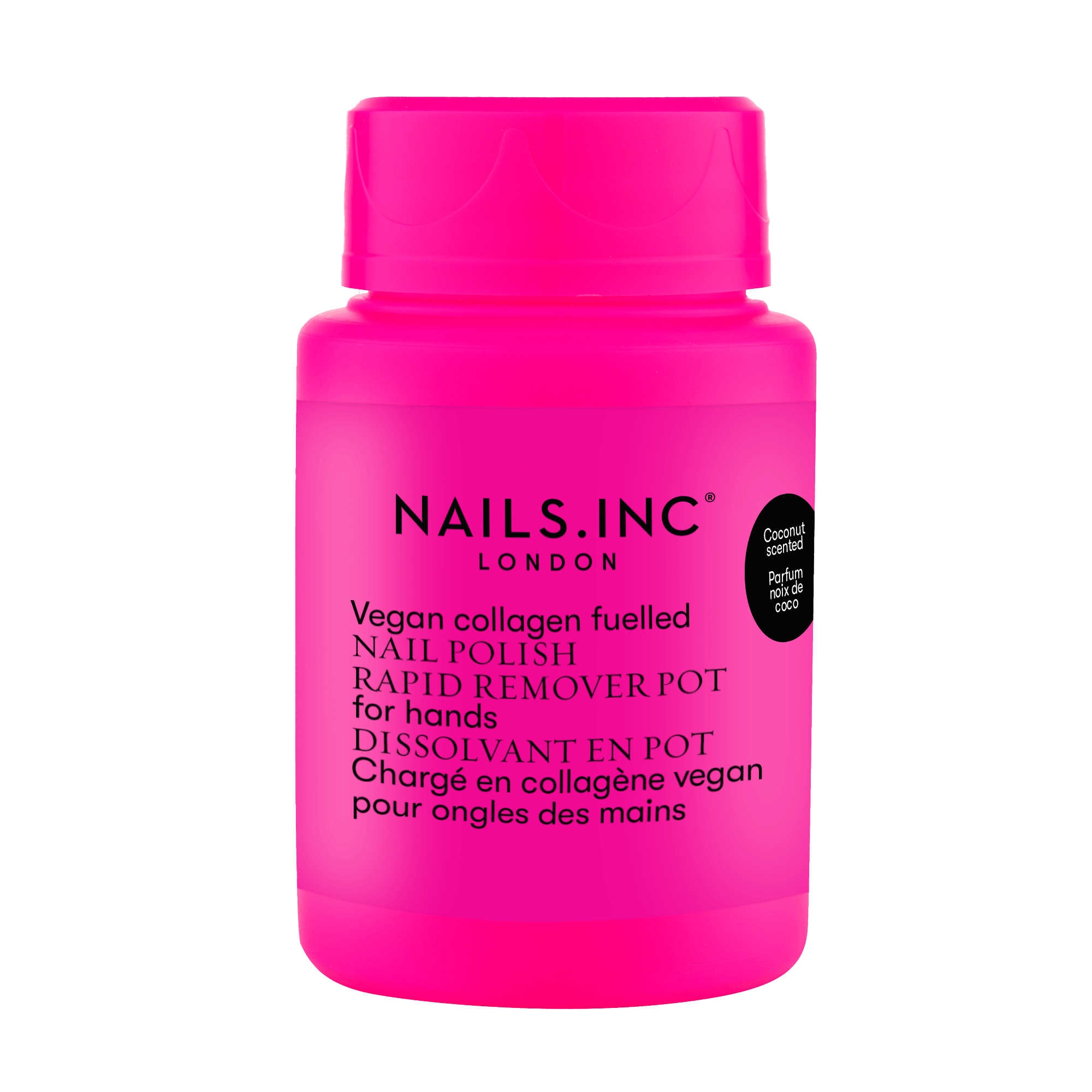 Nails Inc. Remover NPR Collagen Neon Pink 60