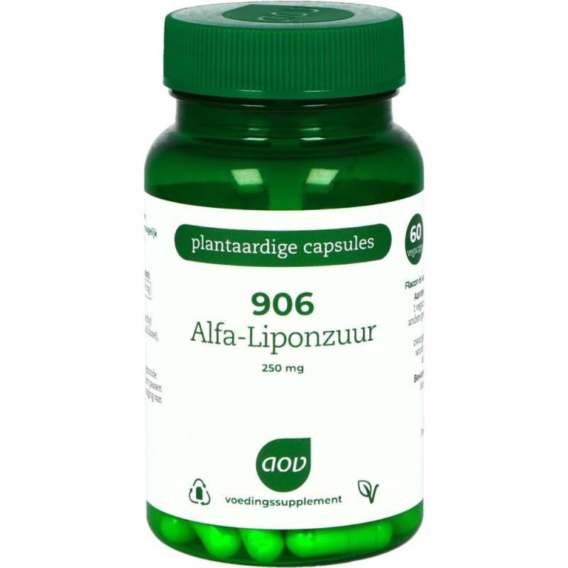 AOV 906 alfa-liponzuur forte 60 vegacaps