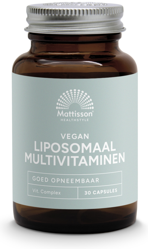 Mattisson HealthStyle Vegan liposomaal multivitaminen 30 Vegicaps