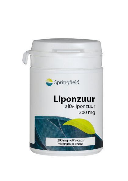 Springfield Liponzuur 200mg 60vc