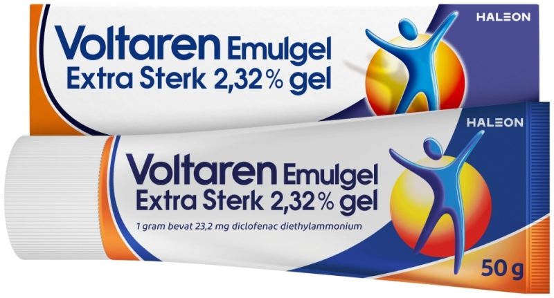 Voltaren Emulgel extra sterk 2,32% (diclofenac) bij spier- of gewrichtspijn 50 Gram