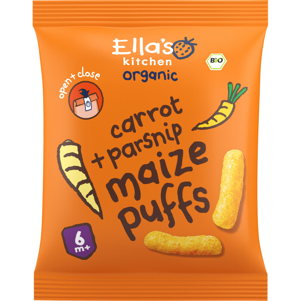 Ella's Kitchen Gepoft Smikkelstengels 6+ m Wortel Pastinaak 20 gr