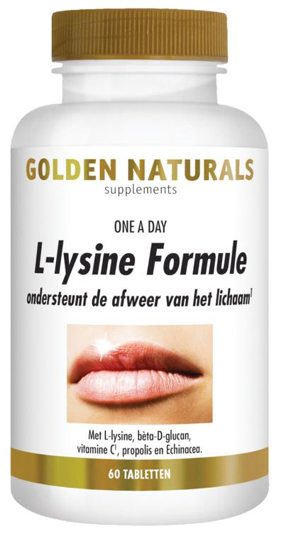 Golden Naturals L-lysine formule 60 tabletten