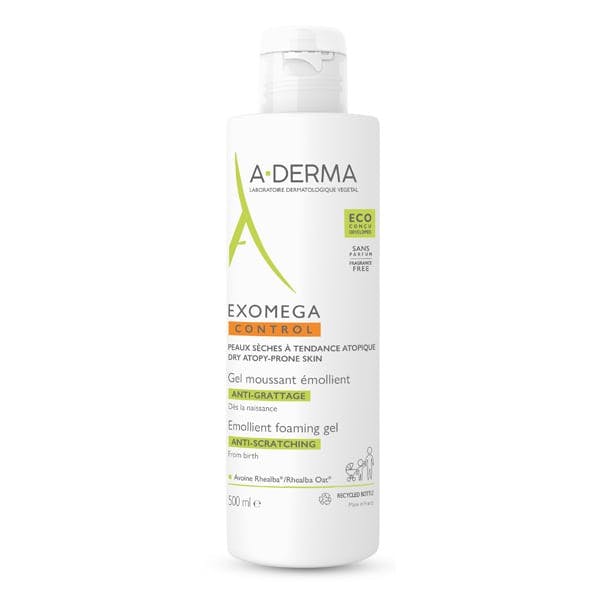 A-Derma Exomega Control Foaming Gel 500 ml
