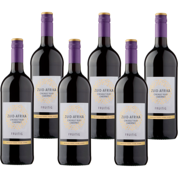 Jumbo umbo Huiswijn Cinsault Ruby Cabernet 6 x 1 L