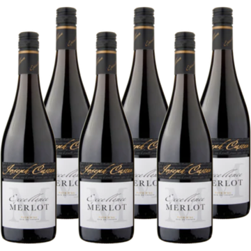 Excellence rand Sud - Merlot 4 x 3 L bij Jumbo