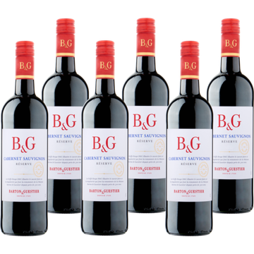 Barton&Guestier arton & Guestier - Reserve - Cabernet Sauvignon 6 x 750 ml bij Jumbo