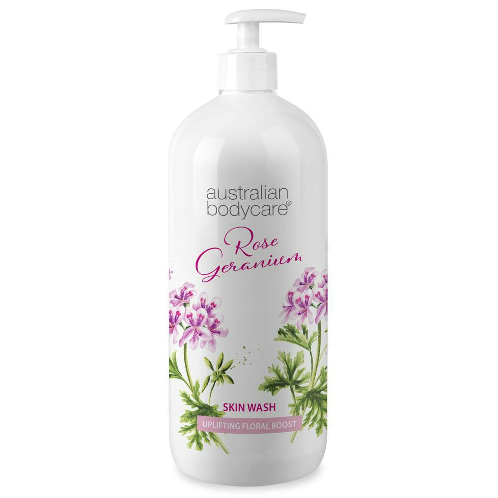Australian Bodycare Skin Wash Rose Geranium & Tea Tree 1000 ml