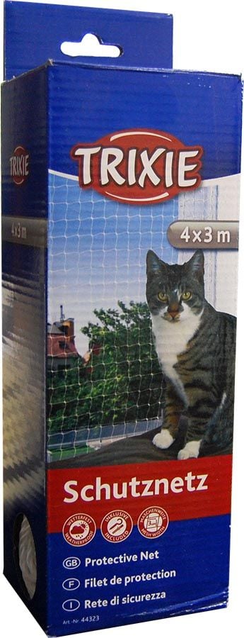 TRIXIE Katten beschermingsnetten transparant 4 x 3 meter