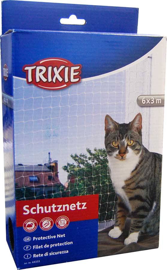 TRIXIE Katten beschermingsnetten transparant 6 x 3 meter